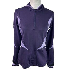 Brooks‎ Running Jacket Women's M 1/4 Zip Pullover Lightweight Purple